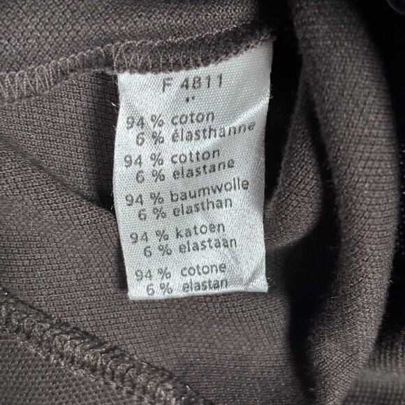 Lacoste Women’s Brown Polo Shirt Size 40 - Picture 6 of 6